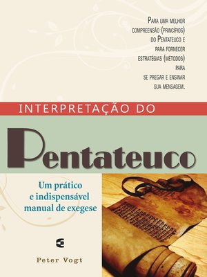 cover image of Interpretação do pentateuco